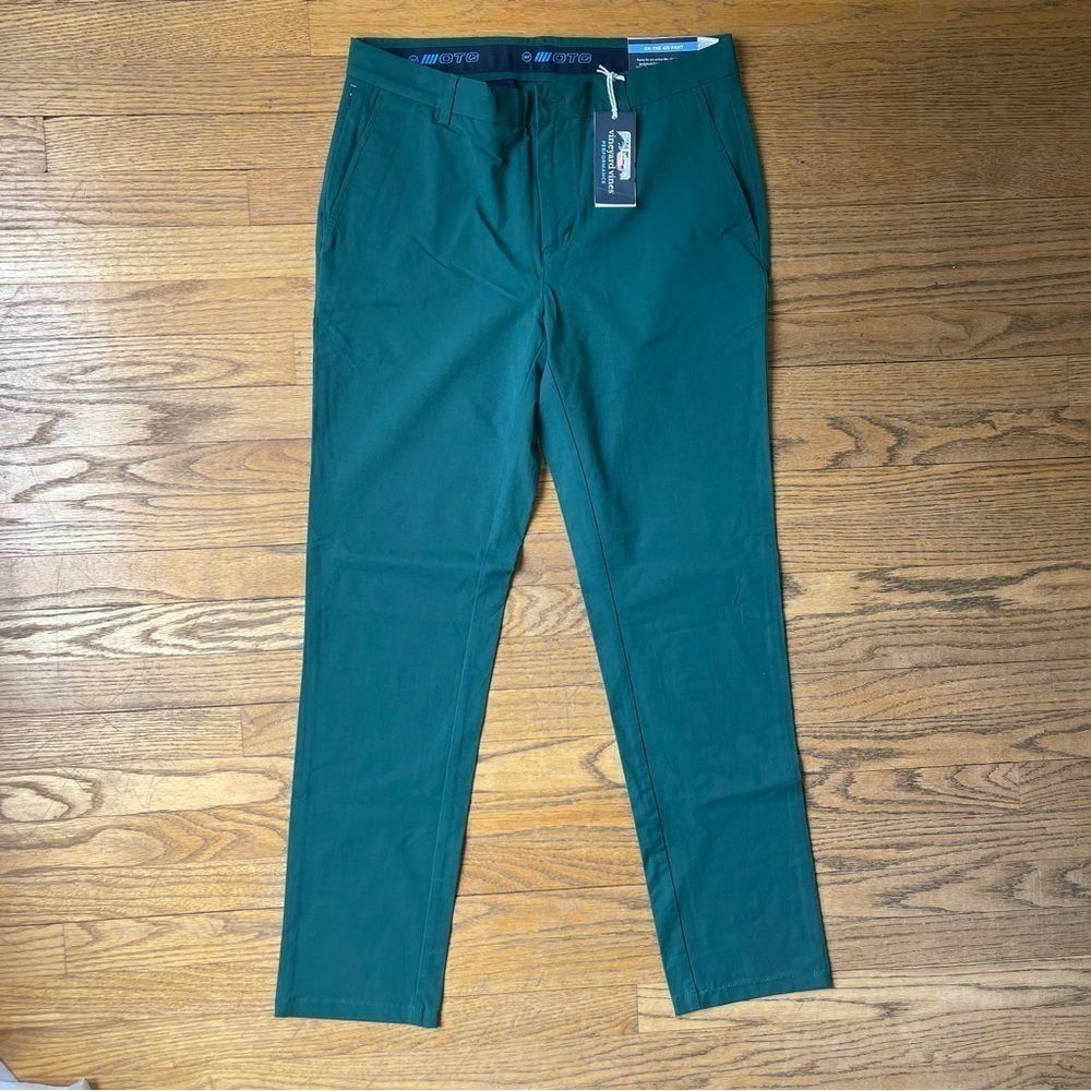 NEW Vineyard Vines On the Go Pant Charleston Green Multiple Sizes NWT